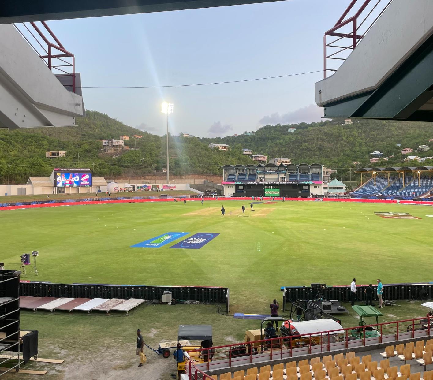 Daren Sammy Cricket Stadium Gros Islet Pitch Report For NED Vs SL T20 World Cup Match